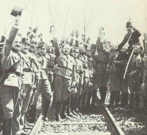 Österreich-ungarische Kavallerie-Offiziere