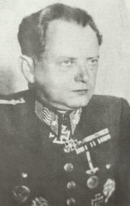 Generalmajor Agust Malar, Befehlshaber der slowakischen Schnellen Division