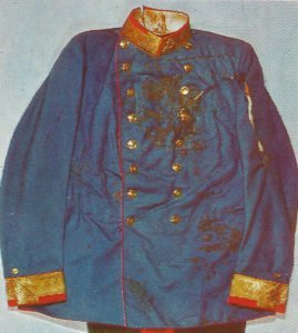 blutbeschmierte Uniform des Erzherzogs in Sarajewo