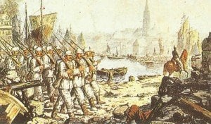 Einzug deutscher Truppen in Antwerpen
