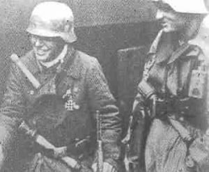 Soldaten Volksgrenasdier-Division in Aachen