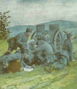 österreich-ungarische Artilleristen
