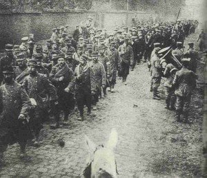Französische Kriegsgefangene 1914