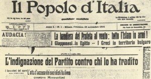 Il Popolo d'Italia vom November 1914