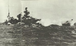 Scharnhorst in schwerer See