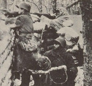Russische Infanterie Karelische Landenge
