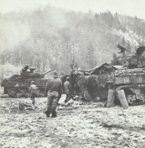 US-Panzer stoppen deutschen Vormarsch