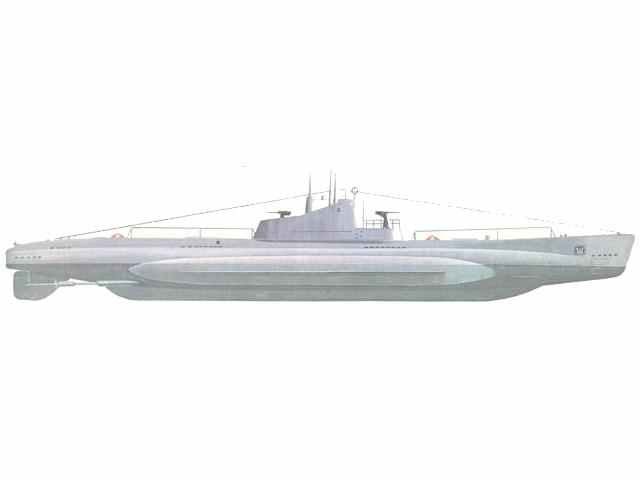 Russisches Unterseeboot Schtscha-Klasse.