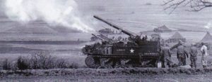155mm M12 GMC bei Hanau