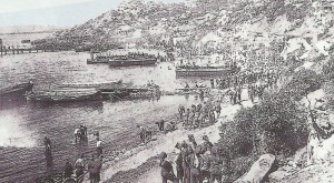 Landung bei Gallipoli