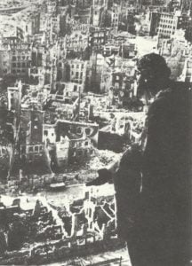 Stadtzentrum von Dresden 1949