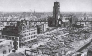 zerstörte Altstadt von Rotterdam