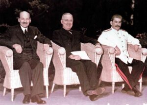  alliierten 'Großen Drei' auf der Potsdamer Konferenz