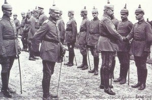 Hindenburg empfängt herausragende Soldaten