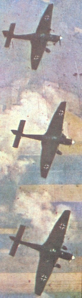 Ju 87 drehen zum Angriff ein