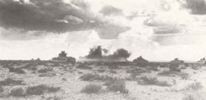 Matilda-Panzer greifen Sidi Barrani an
