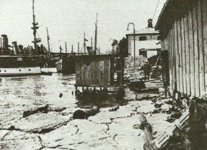 Hafenpromenade in Konstantinopel