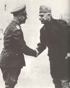 General Rommel mit Gariboldi