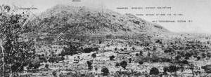 Panorama-Foto Kampfgebiet Ostafrika