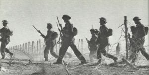 Ausbruch britischer Infanterie Tobruk