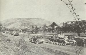 Panzergruppe von Kleist kurz vor Belgrad