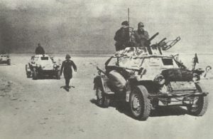 Panzerwagen des Afrika-Korps