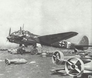 Ju 88 mit 500-kg-Bomben