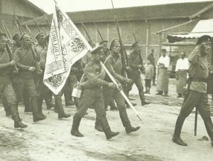 Russische Soldaten in Saloniki