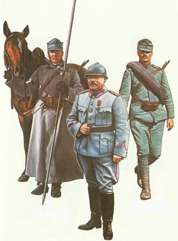 Rumänische Soldaten 1916-1918 