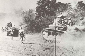 Japanische Truppen stossen auf Manila vor