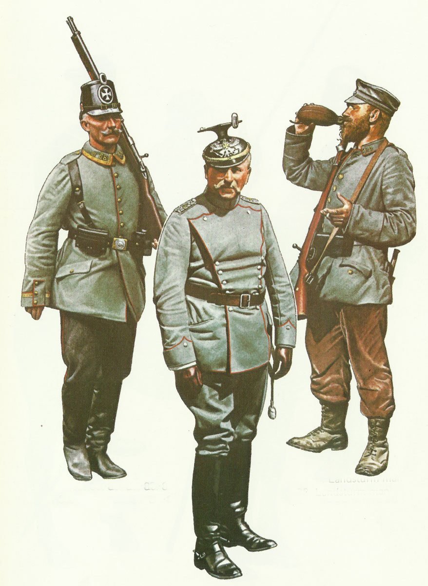 Uniformen Landwehr, Landsturm