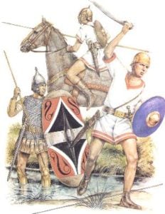 Iberische Soldaten Hannibals