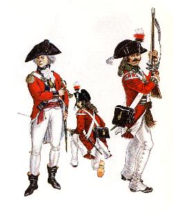 britischer Foot-Regimenter (1791-1794)