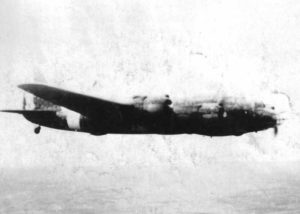 Italienischer 4-motoriger schwere Bomber Piaggio P.108B