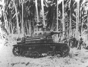 M2-Panzer auf Guadalcanal