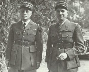 Generale Nogues (links) und Juin