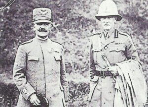 General Diaz mit britischem Genaerl an der Piave