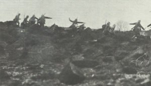 Sturmangriff deutscher Infanteristen