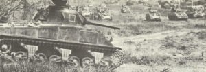 Sherman-Panzer Vorstoß auf Monte Cassino