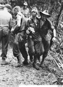  verwundeter australischer Soldat Pimple Hill