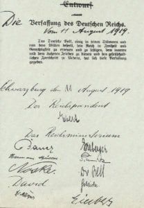  Präambel der endgültigen Verfassung des Deutschen Reiches