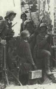 eingeschlossene deutsche Soldaten