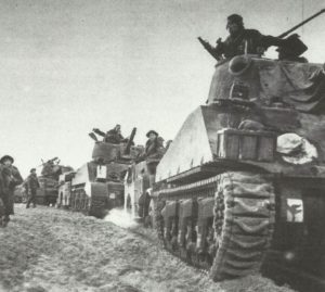 Sherman-Panzer bei Anzio