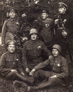Estnische Soldaten im Jahr 1919