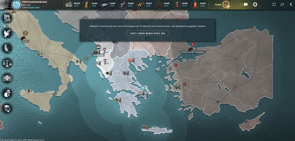 Griechenland in Supremacy 1914