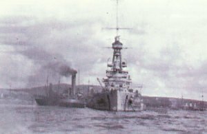 Schlachtschiff 'Baden' in Scapa Flow