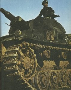  früher PzKpfw IV mit Kurzrohr-Kanone