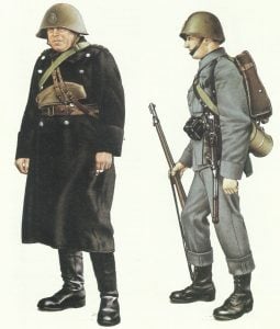 Soldaten der dänischen Armee 1940