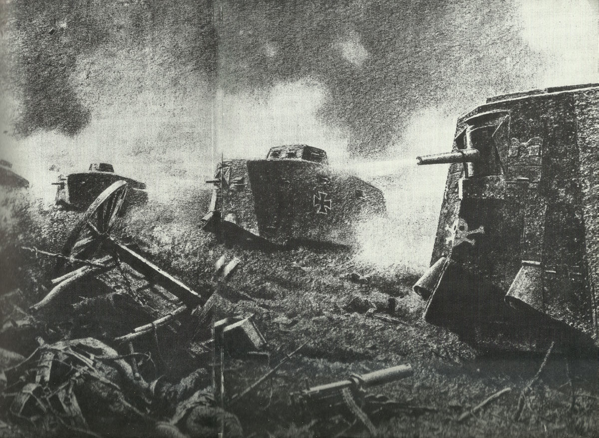 Angriff der Sturmpanzerwagen-Abteilung