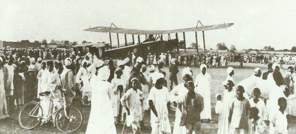 Handley Page O/400 steht in Dehli